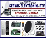˙TELE-SAT-VIDEO sc˙od 1993r NAPRAWA RTV, AGD ~~~~ - SERWIS - ELEKTRONIKI - RTV - ~~~~~~~ PILOTY ANTENY KABLE WZMACNIACZE
